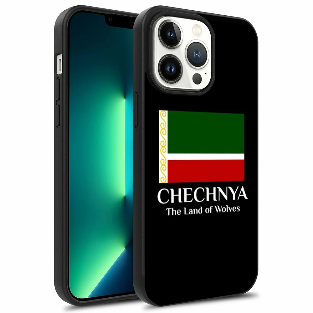 Chechnya Flag Phone Case For iPhone 16,15,14,13,12,11,Plus,Pro,Max Mini Magsafe Magnetic Wireless Charging