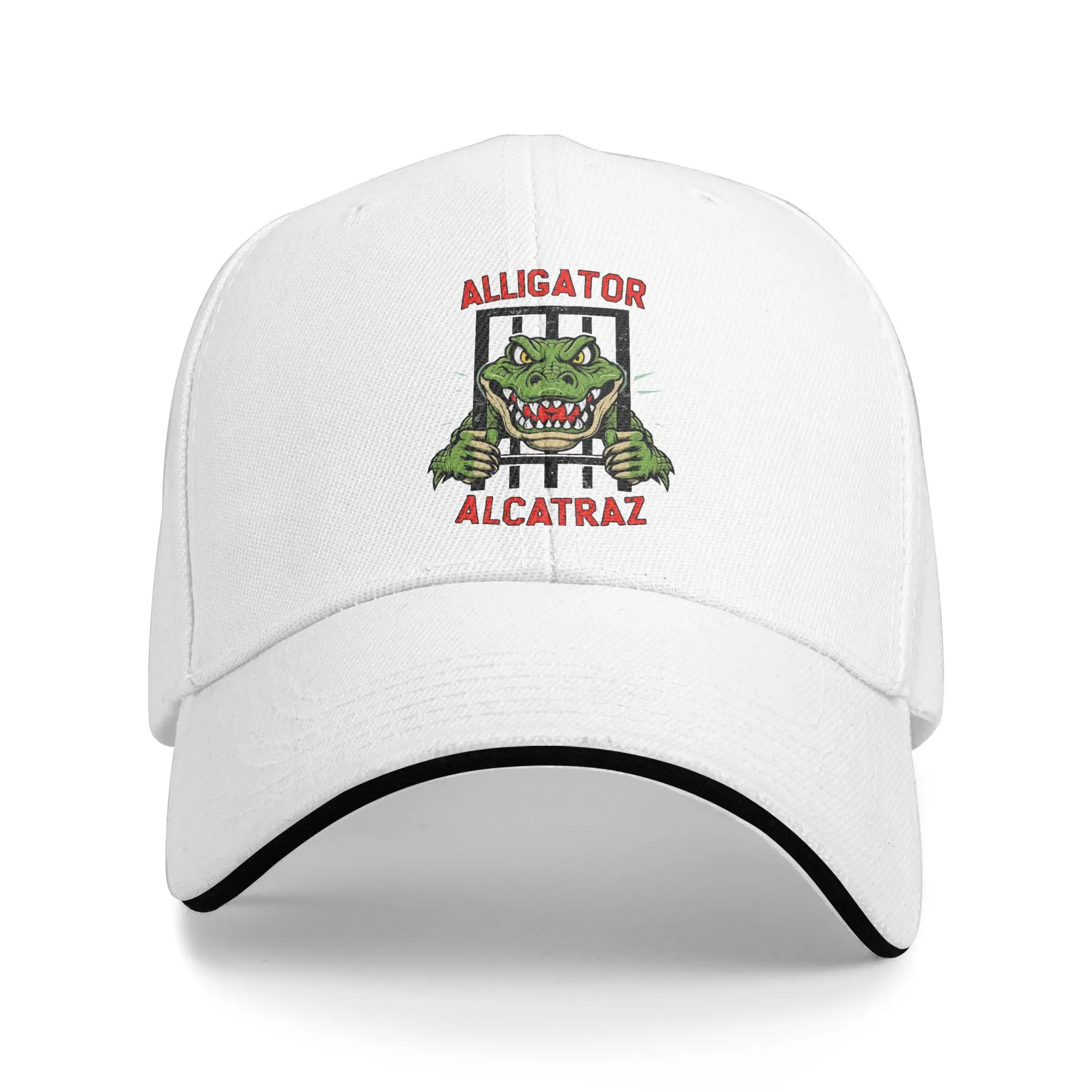 

Summer Casual Baseball Cap Alligator Alcatraz Funny Kpop Rock Trucker Hat For Unisex Men Breathable y2k Funny Baseball Caps