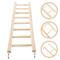 Wooden Bird Ladder Toys Bird Climbing Ladders Parrot Cage Accessories Budgerigar Ladder Bird Toys Pet Products Aviary Supplies