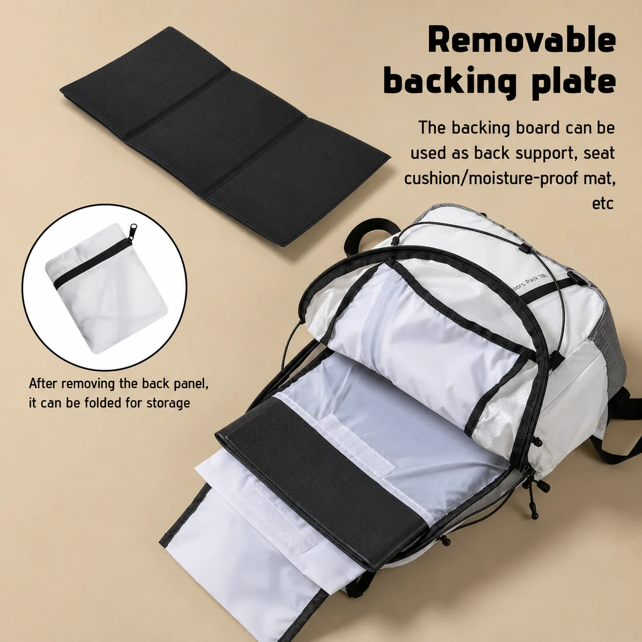 OCE GEAR 20L Mountain Daypack Ultralight Waterproof Hiking Backpack for Daily Commute Travel Small Outdoor Pack Mesh Back Bag