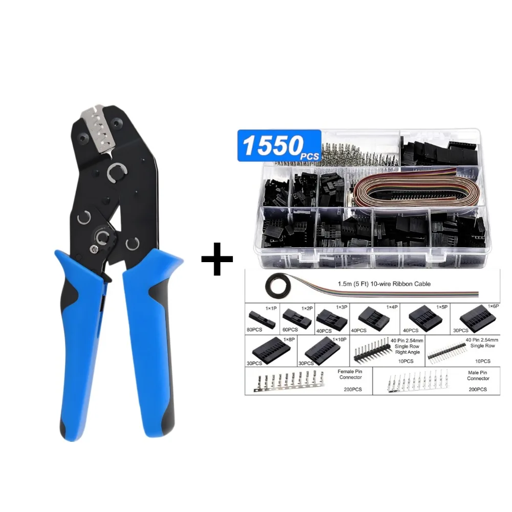 SN-2549 Terminal Crimping Tangenset Zelfinstellende Handcrimptang Compatibel met PH2.0 XH2.54 Draadconnector Crimp Tool