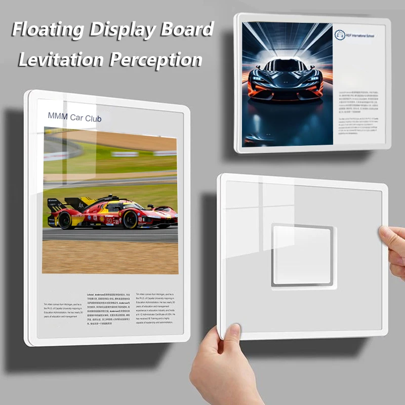 A4/A5 Car Presentation Display Hanging Wall Board Billboard Acrylic Suspension Poster Frame Wall for Company Presentation