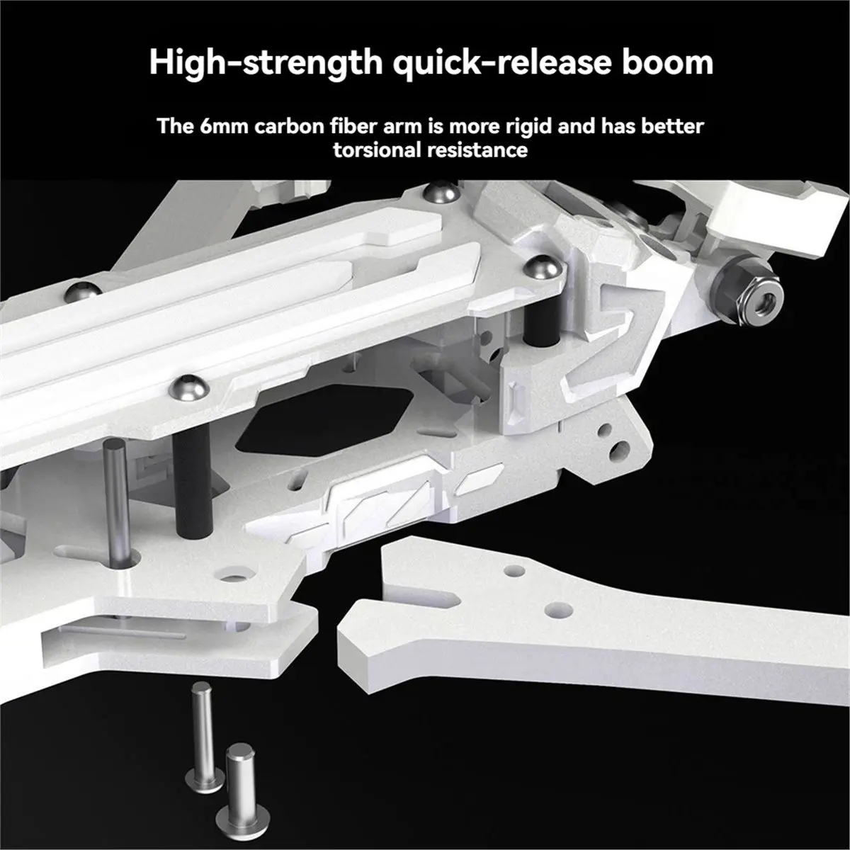 Nightingale FPV Frame Kit 5inch DC-Type RGB Drone Frame Quick-Release 6mm Arm for O4 Pro Air Unit for FPV Drone