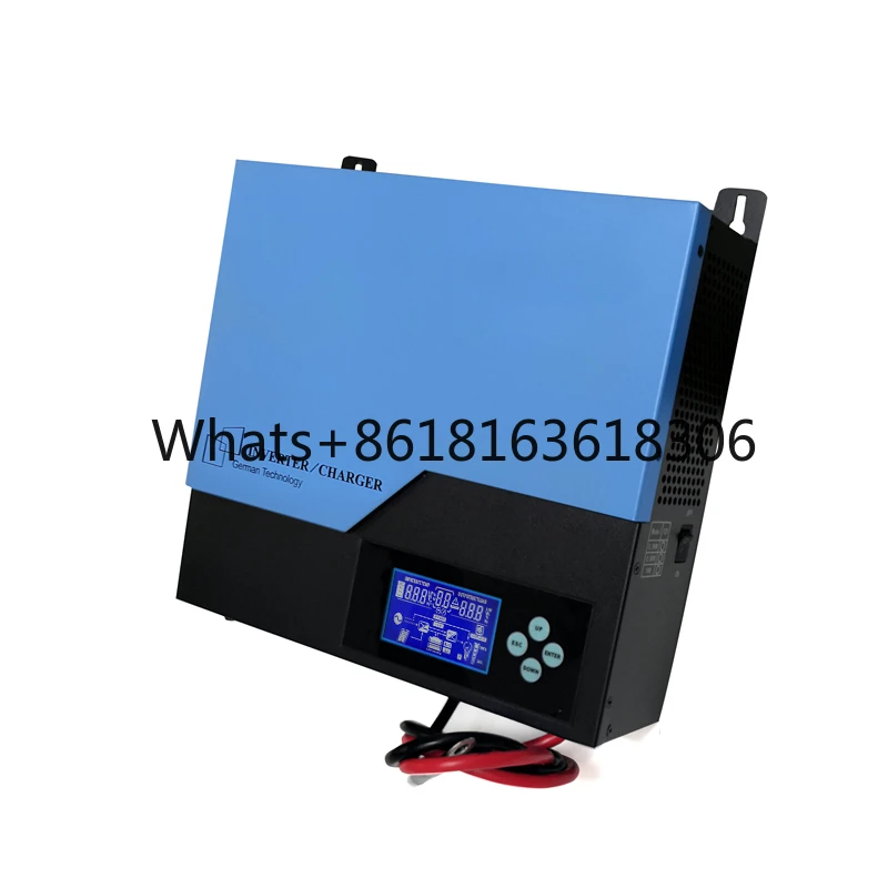 Factory Low Frequency Hybrid Solar Inverter 1.5KW 2KW Dc to Ac Power Inverters with Battery Charger For Home Use Heater