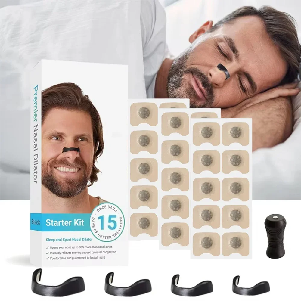 

Nasal Breathing Dilators Starter Kits Magnetic Nose Strips Increase Sports Air Intake Improve Sleeping Reduce Snoring