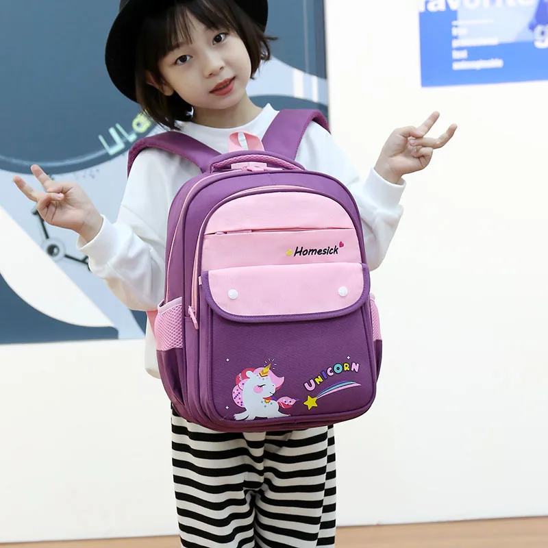 Kindergarten School Bag 3-6 Years Old Children's Backpack Waterproof Lightweight Cute Cartoon Pattern Backpack Kids Book Bag