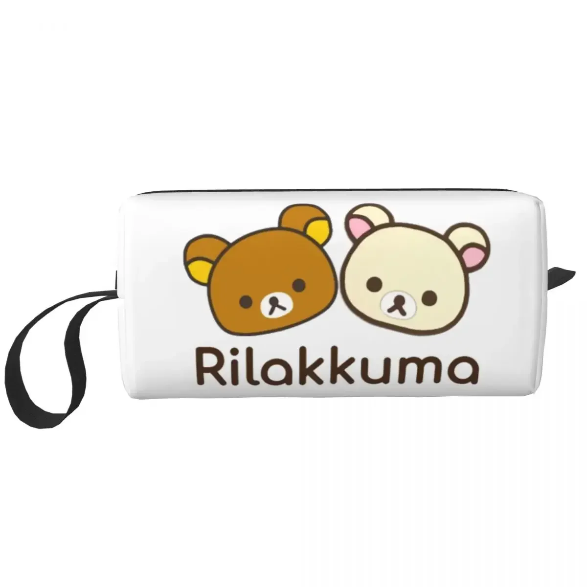 

Rilakkuma And Korilakkuma Cosmetic Bag Women Makeup Bags Cartoon Travel Waterproof Toiletry Bag Organizer Storage Bag