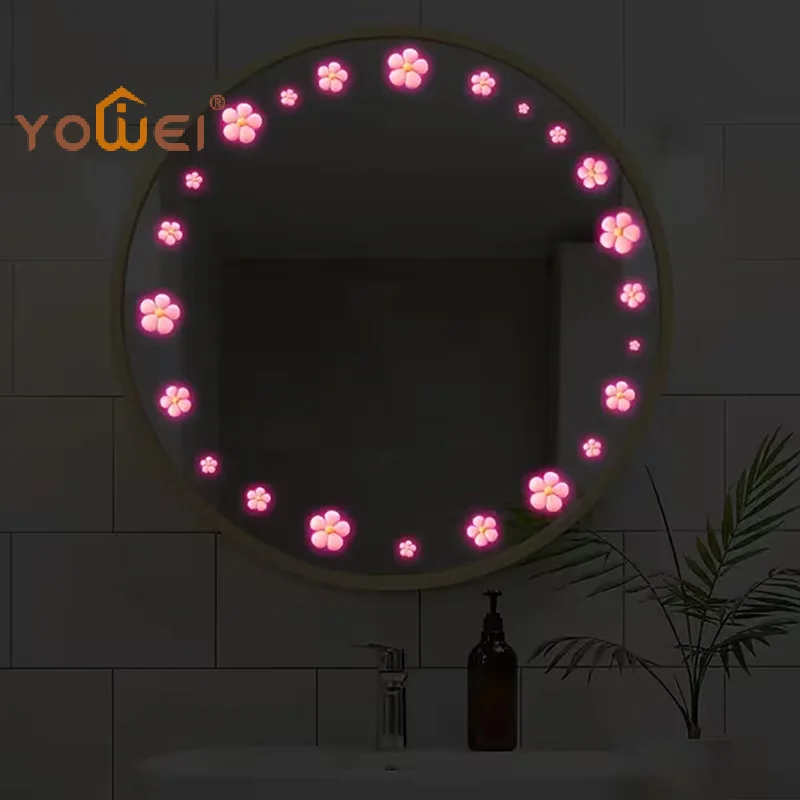 Latest Glow-in-the-Dark Turtle Bathroom Stickers Self-adhesive Sink Wall Sticker Waterproof Bathroom, Bedroom Decals Home Decor