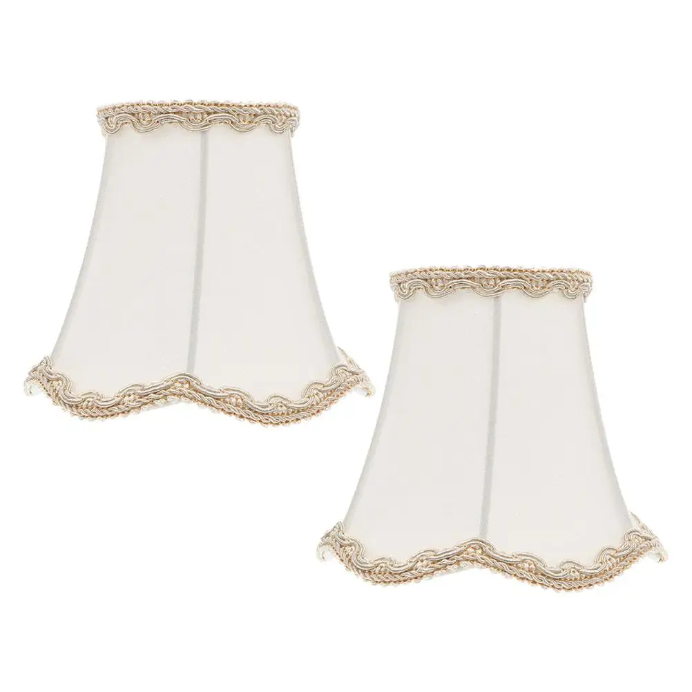 

2Pcs Fabric Lampshade Modern Barrel Shades European Style Small Clip Pendant Table Bedside Lamps Accessories Durable Material
