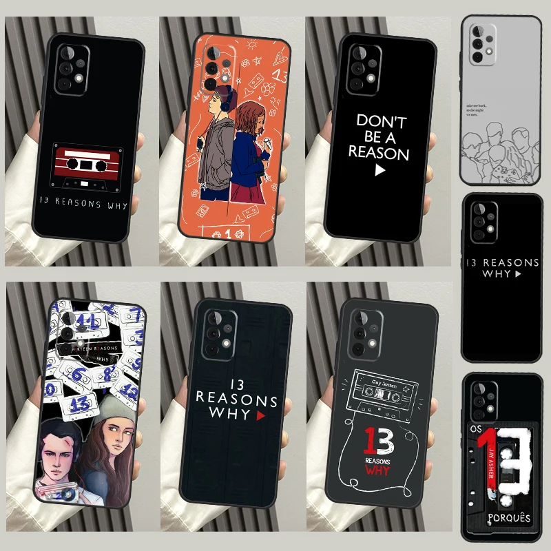 13 Thirteen Reasons Why Case For Samsung Galaxy A54 A34 A12 A32 A42 A52 A13 A23 A33 A53 A73 A50 A51 A71 A14 Cover