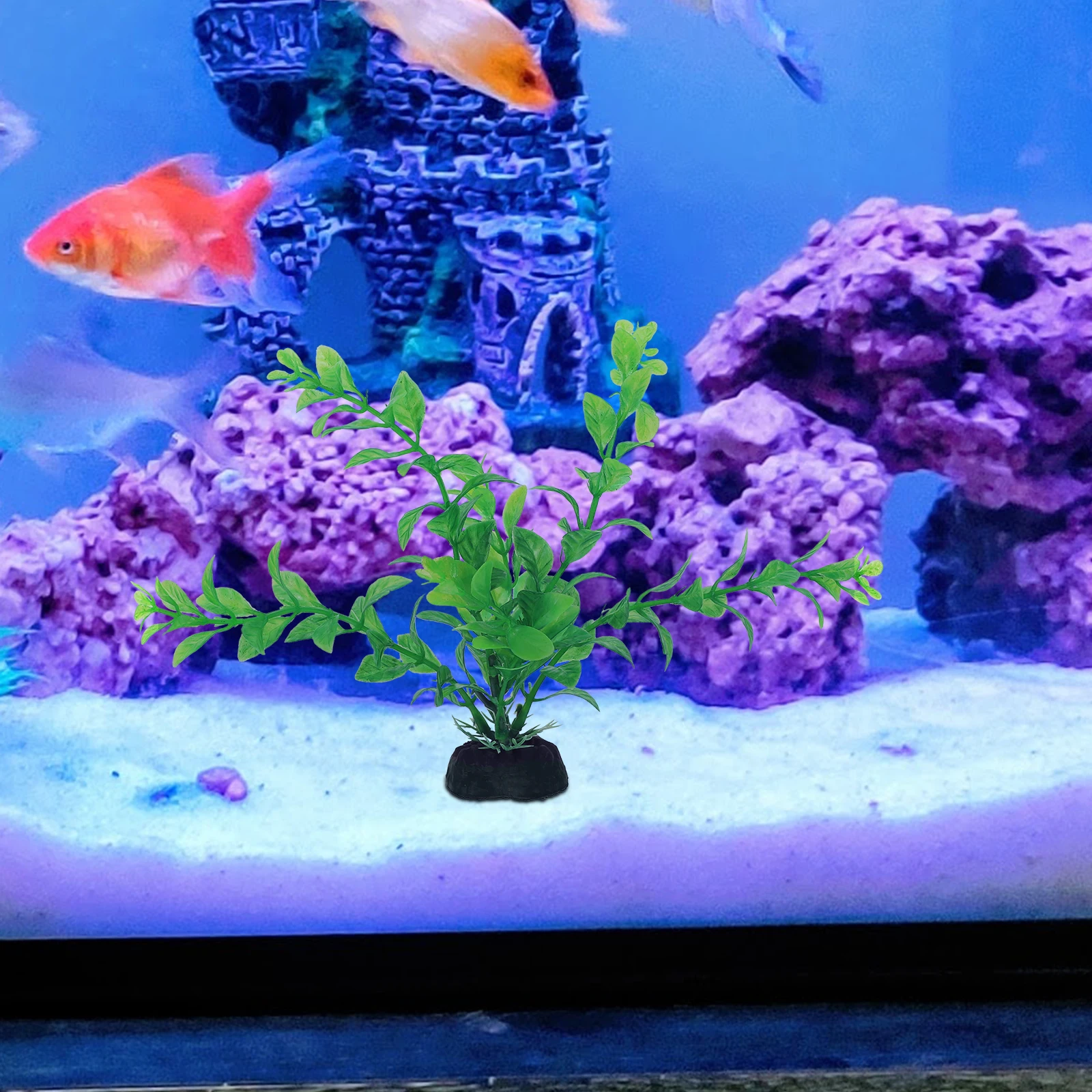 

12Pcs Decorative Aquarium Grass Artificial Plastic Plants DIY Fish Tank Landscape Underwater Plant Aquarium Decor