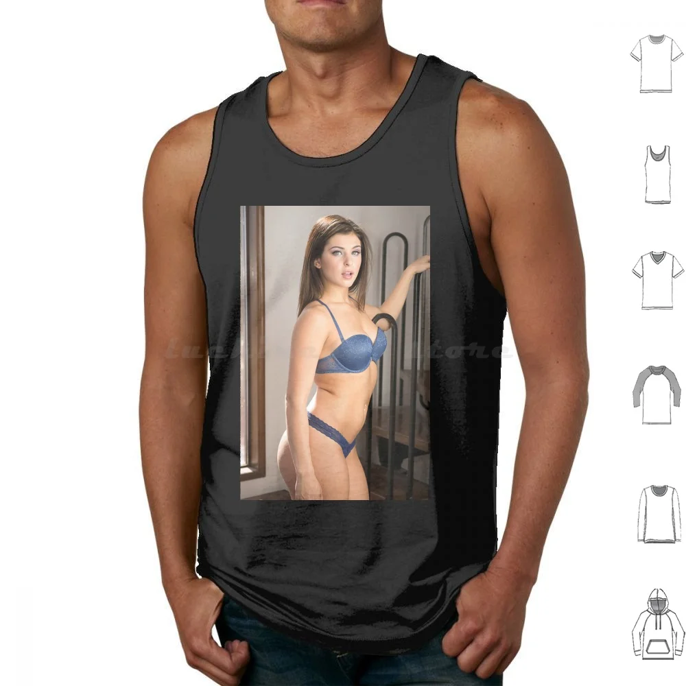 Leah Gotti Stickers Pack Sticker Tank Tops Vest Sleeveless Leah Gotti Cory Chase Brandi Love Mia Khalifa Riley Reid Sexy
