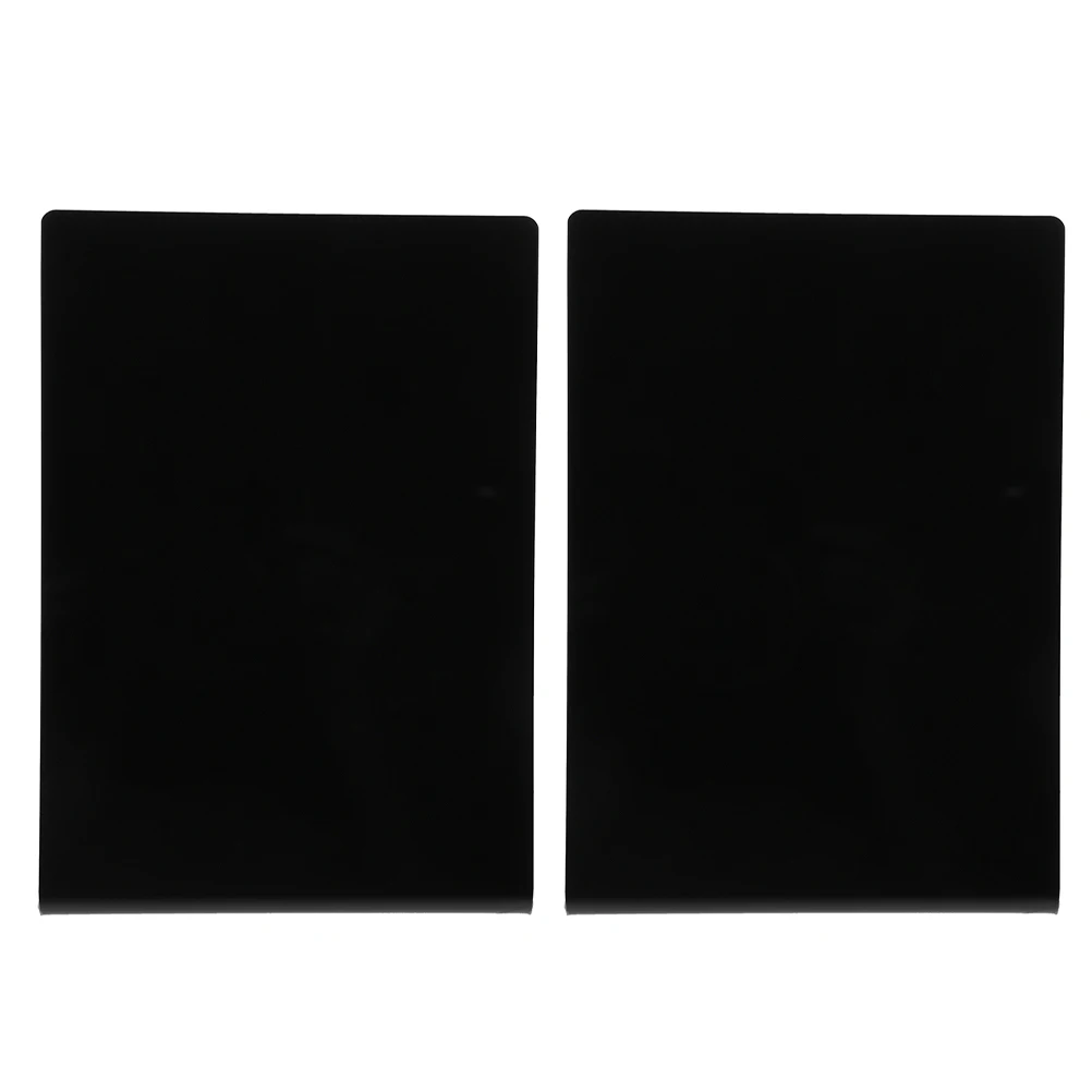 

2pcs Mini Chalkboard For Menu Display Reusable Small Blackboard Sign Creative Drawing Diy Home Decor Tabletop Message Board