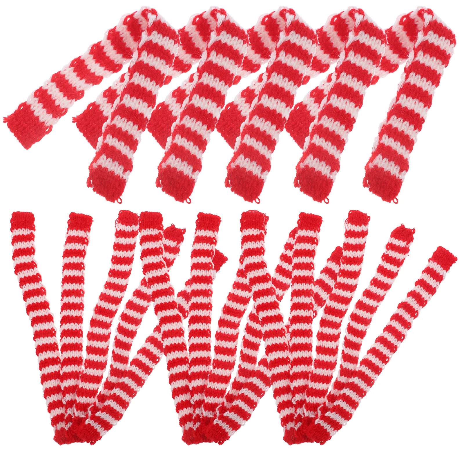 20 قطعة من الأوشحة الصغيرة لإكسسوارات الديكور والزينة والأوشحة الصوفية الرقيقة هدية مثالية وموضوع احتفالي