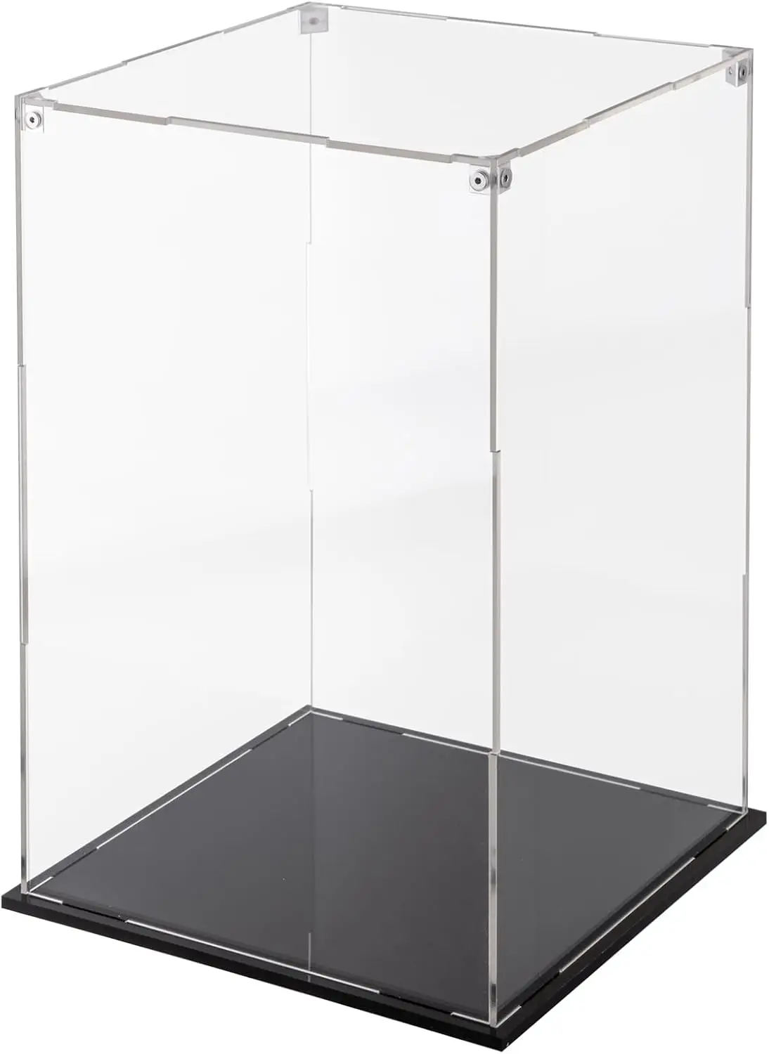 

Large Clear Acrylic Display Case 10x10x16 Inch for Collectibles, Dustproof Protection Showcase