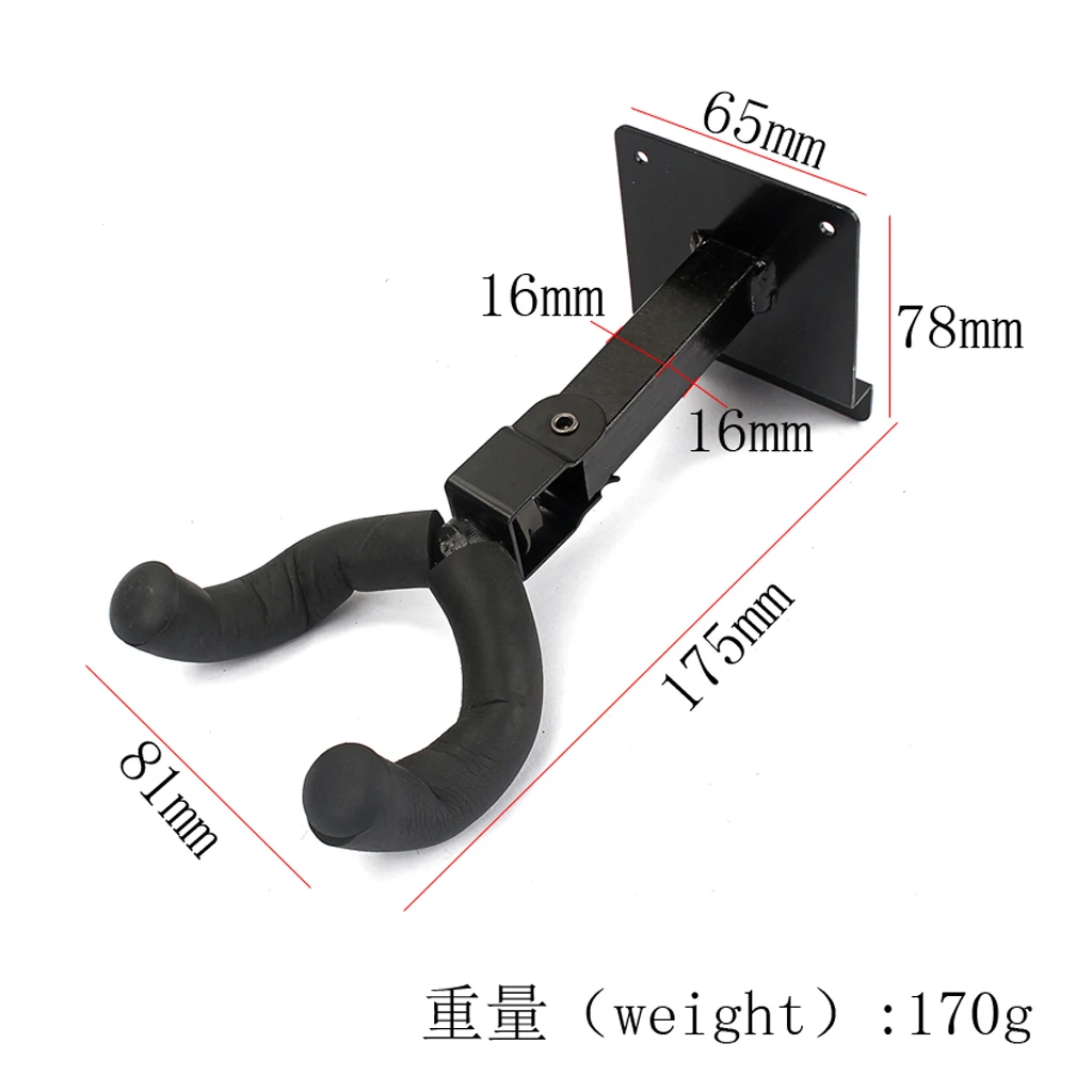 

Настенная подставка-держатель для большинства аксессуаров для басов гитары