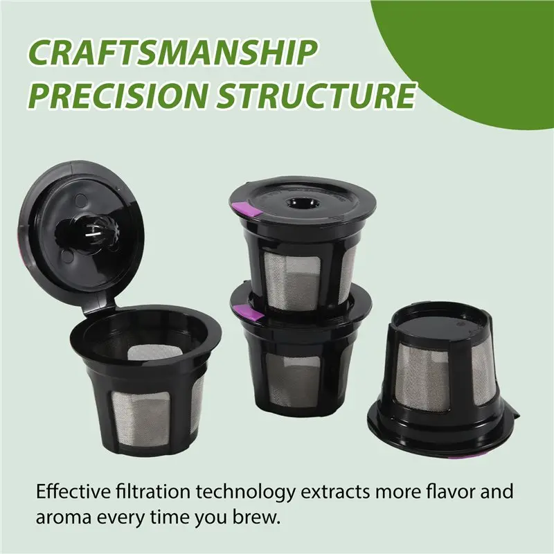 Hot Selling-Reusable K Cups For K Mini, K Elite, K Classic, K Compact, K Latte, K Select And All 2.0 & 1.0 Coffee Makers,Reusabl