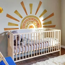 3 stücke einfache ins color block Sonne Regenbogen Liebe Wanda uf kleber Wohnzimmer Schlafzimmer Dekoration Wanda uf kleber Tapete bm2061