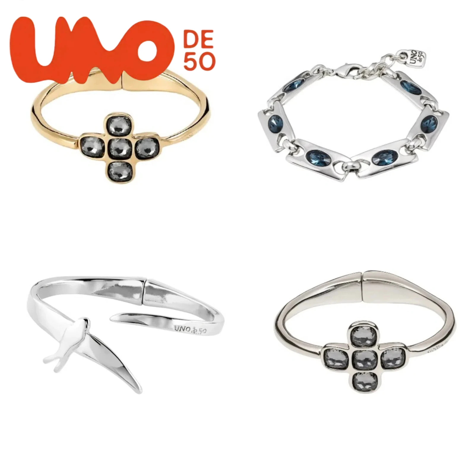 

New Arrival! UNOde50 24K Gold & Silver Bracelet – Luxury Meets Everyday Elegance