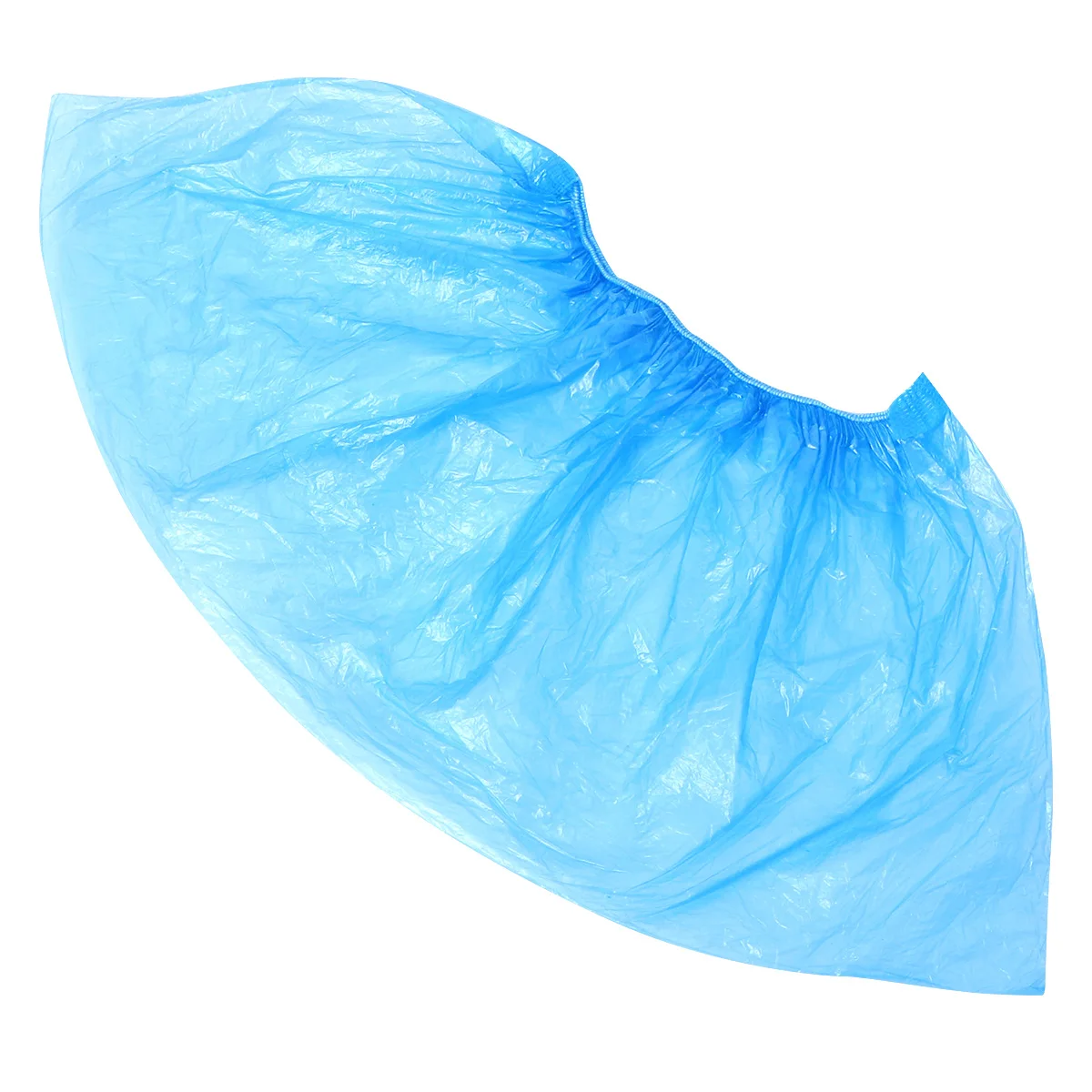 100 قطعة من أغطية الأحذية البلاستيكية خفيفة الوزن للاستعمال مرة واحدة لحماية الأرضية وتصميم السجاد وتنظيف البولي إيثيلين المقاوم للماء