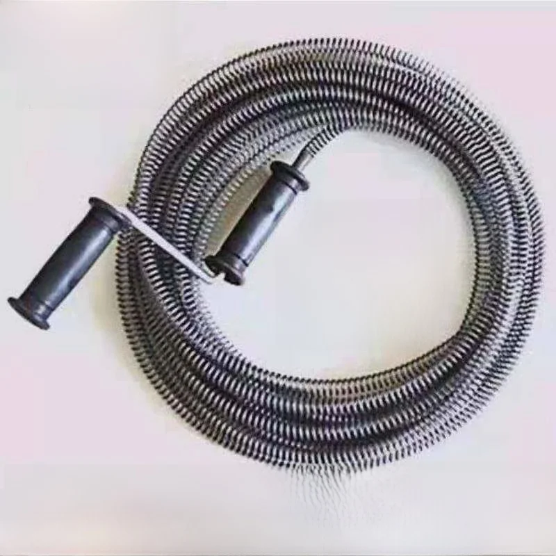 

Hand Cranked Wire Tool Kitchen Bathroom Drain Cleaner Toilet Pipe Blockage Plunger Household Essential for Sink And Toilet