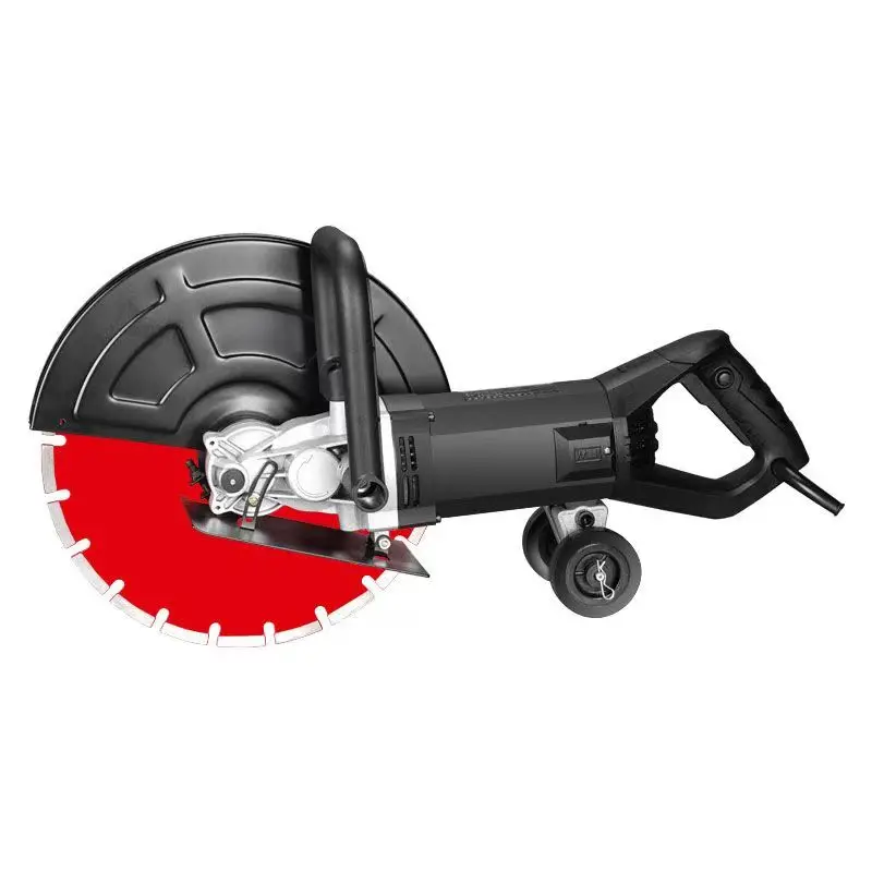 Wysokowydajna elektryczna frezarka do rowków i szczelin z silnikiem centralnym 220V 6000W, konstrukcja z długim uchwytem.