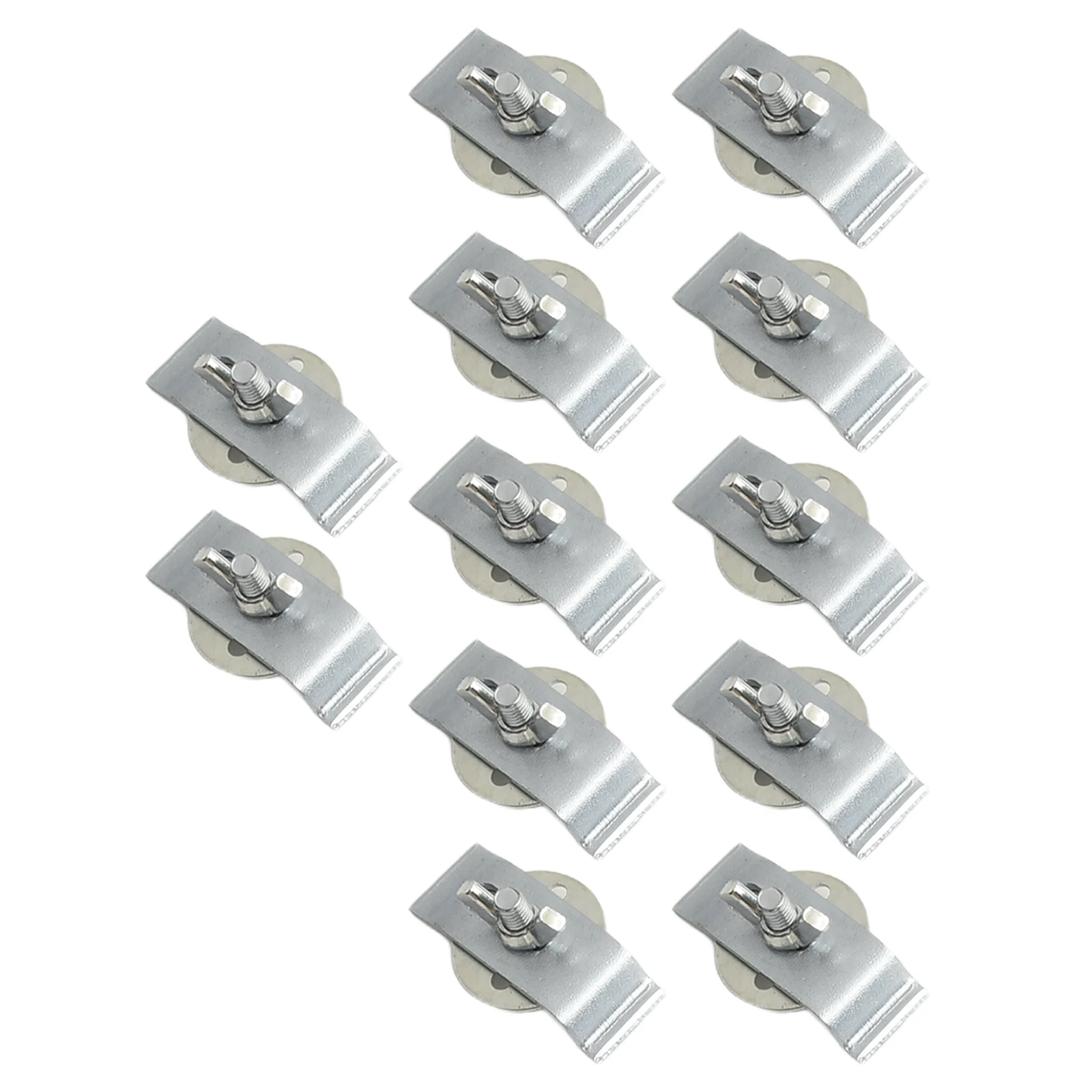 Sink Clips Kit 12 Pieces Designed for Undermount Sink Mounting with Metal Brackets for Bathroom and Kitchen Countertop Use