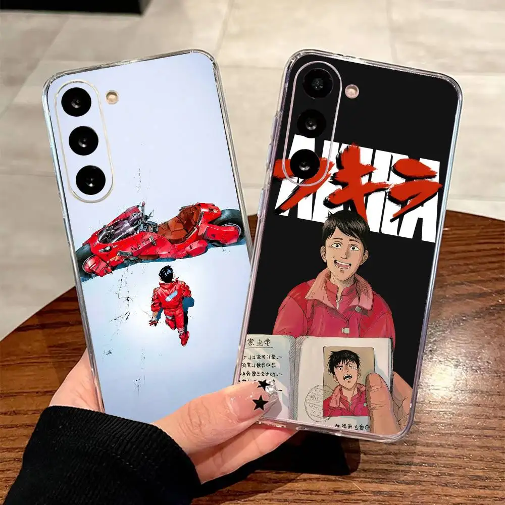 AA-Anime Akira Shotaro Kaneda   Phone Case For Samsung A05 A54 A34 A24 A14 Cover Transparent Silicone Phone Cover