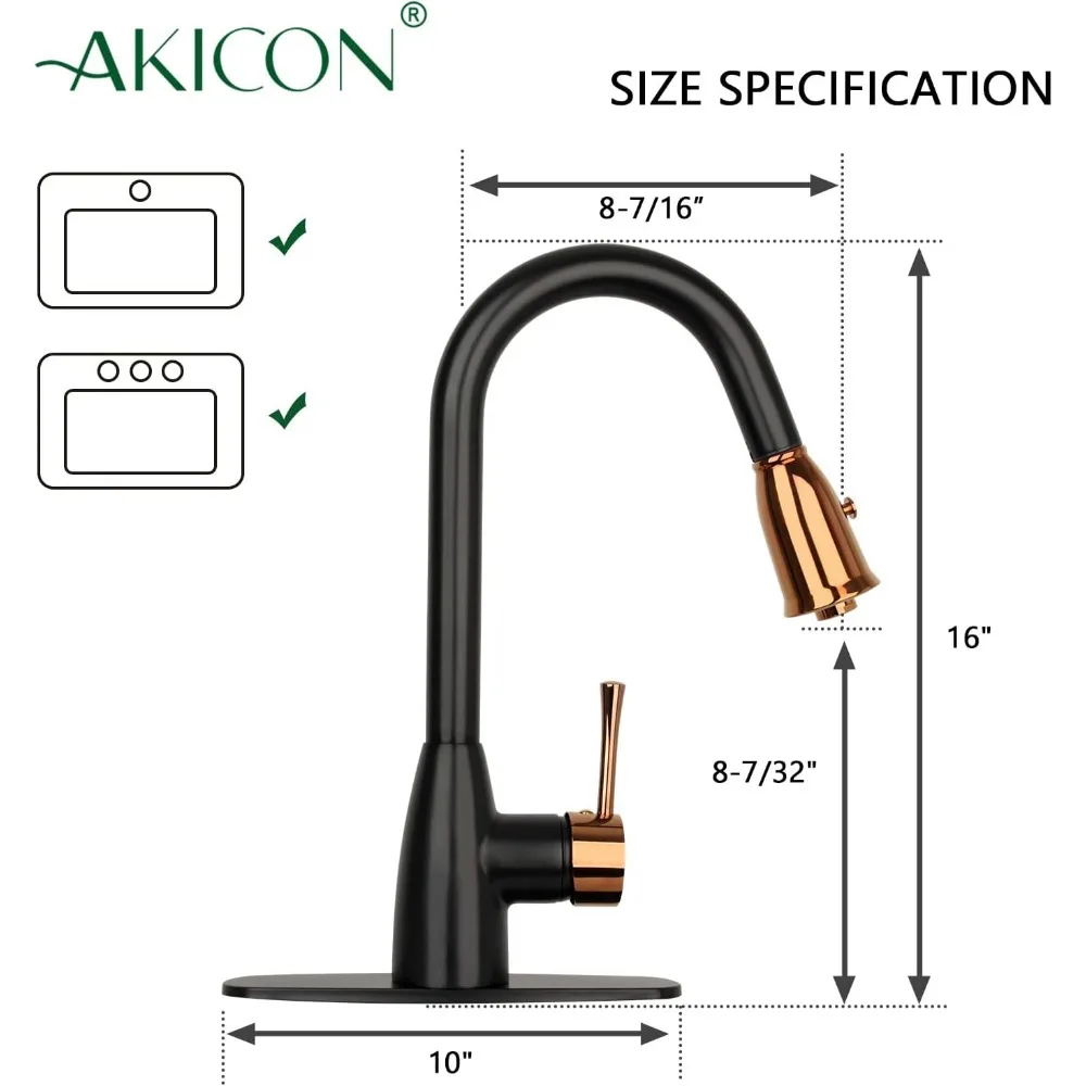 Rakitan Kepala Semprot Pengganti Keran Dapur Baja Tahan Karat untuk Model F-529, Desain Tahan Lama dan Awet