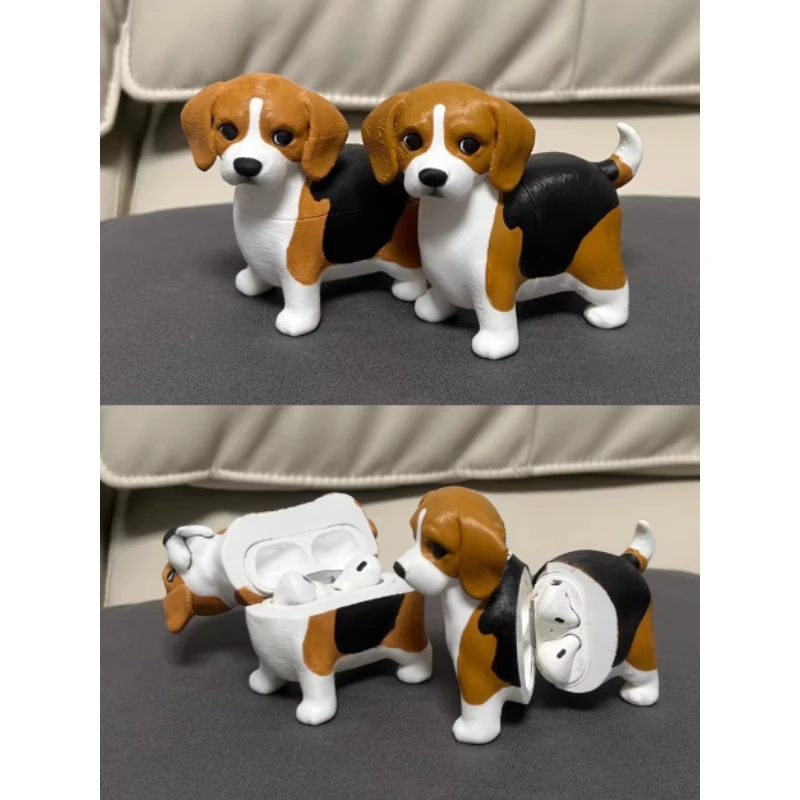 

Beagle Puppy Cute Earphone Case for Airpods Pro1 2 Custom 3D Print Pla Decoration Originality AirPods1/2 Earphone Case Gift