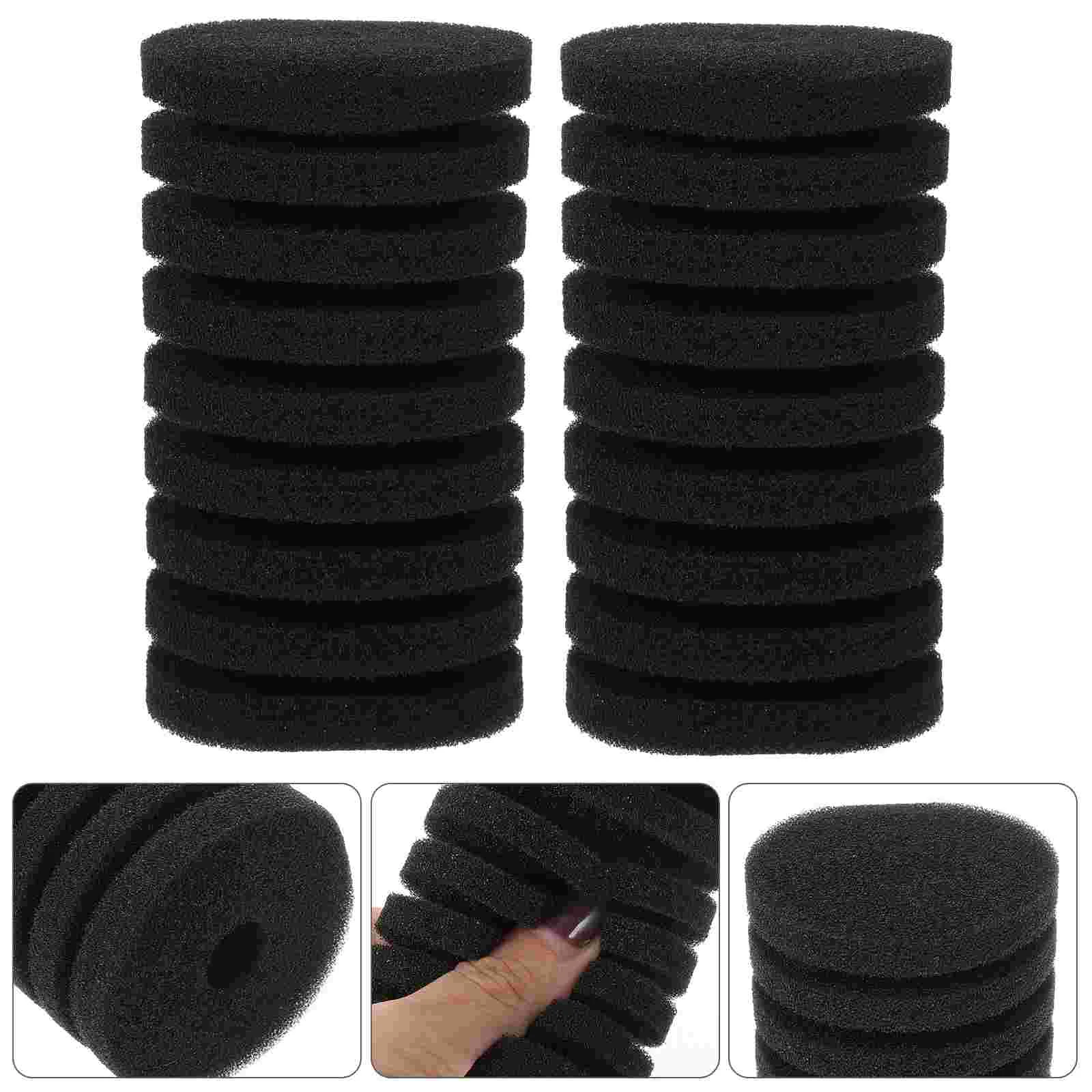 

2 Pcs Filter Replacement Cotton Sponge for Fish Tank Skimmer Aquarium System Padding Polyester Activated Carbon Accessories