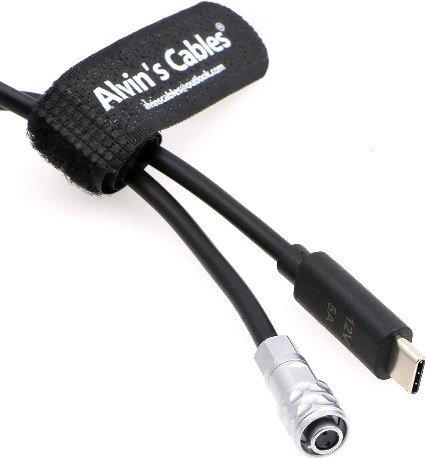 Alvin's Cables BMPCC 4K 6K Trigger Power Cable USB C Type-C PD to Weipu SF61B/S2 2 Pin for Blackmagic Pocket Cinema Camera 50cm