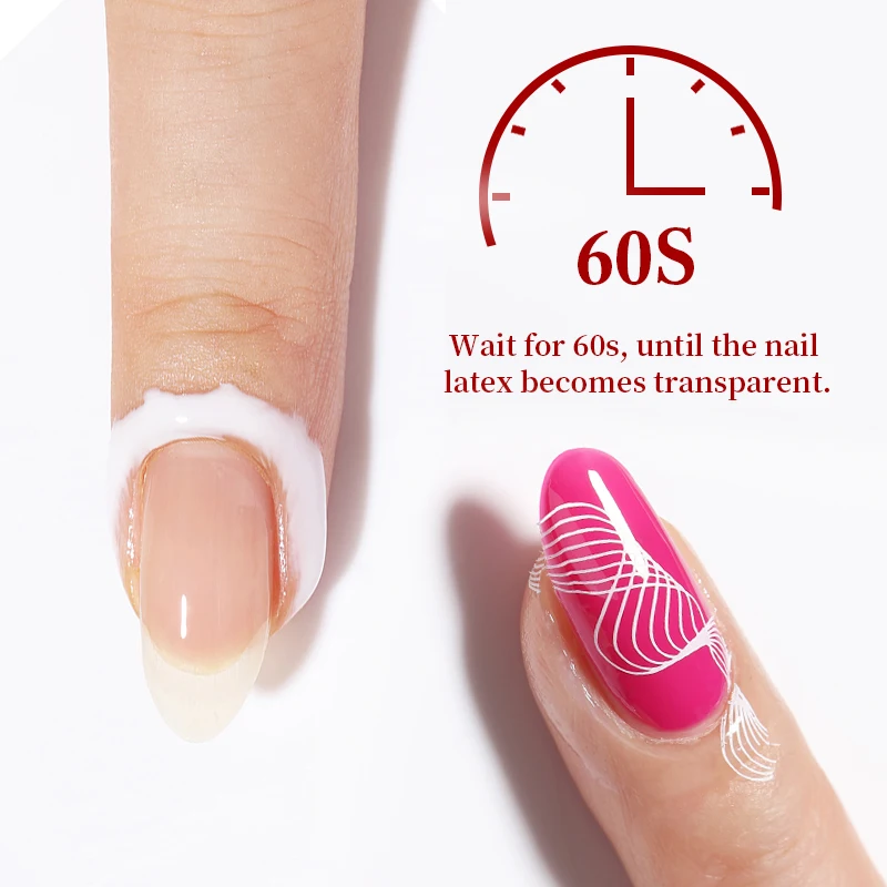 UR SUGAR 7ml Peelable Nail Latex Glue Protect Polish Varnish Anti-Overflow Latex Fast Dry Nail Edge Skin Care Nail Art Tool