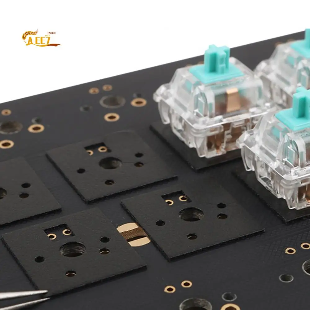 AEE7-120Pcs Mechanical Keyboard Switch Sticker Noise Dampener Foam Sound Reduction Insulation Film For Switch Stabilizer