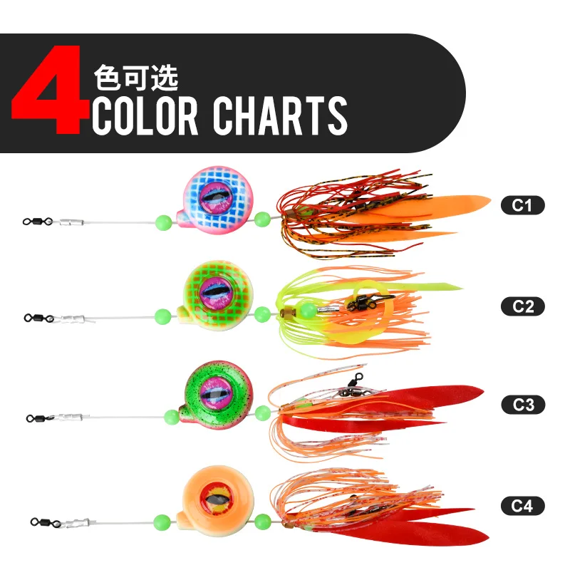 Kabura Jig Luminoso Teaser J144 – Jigging para pargo y sargo - imagen 4