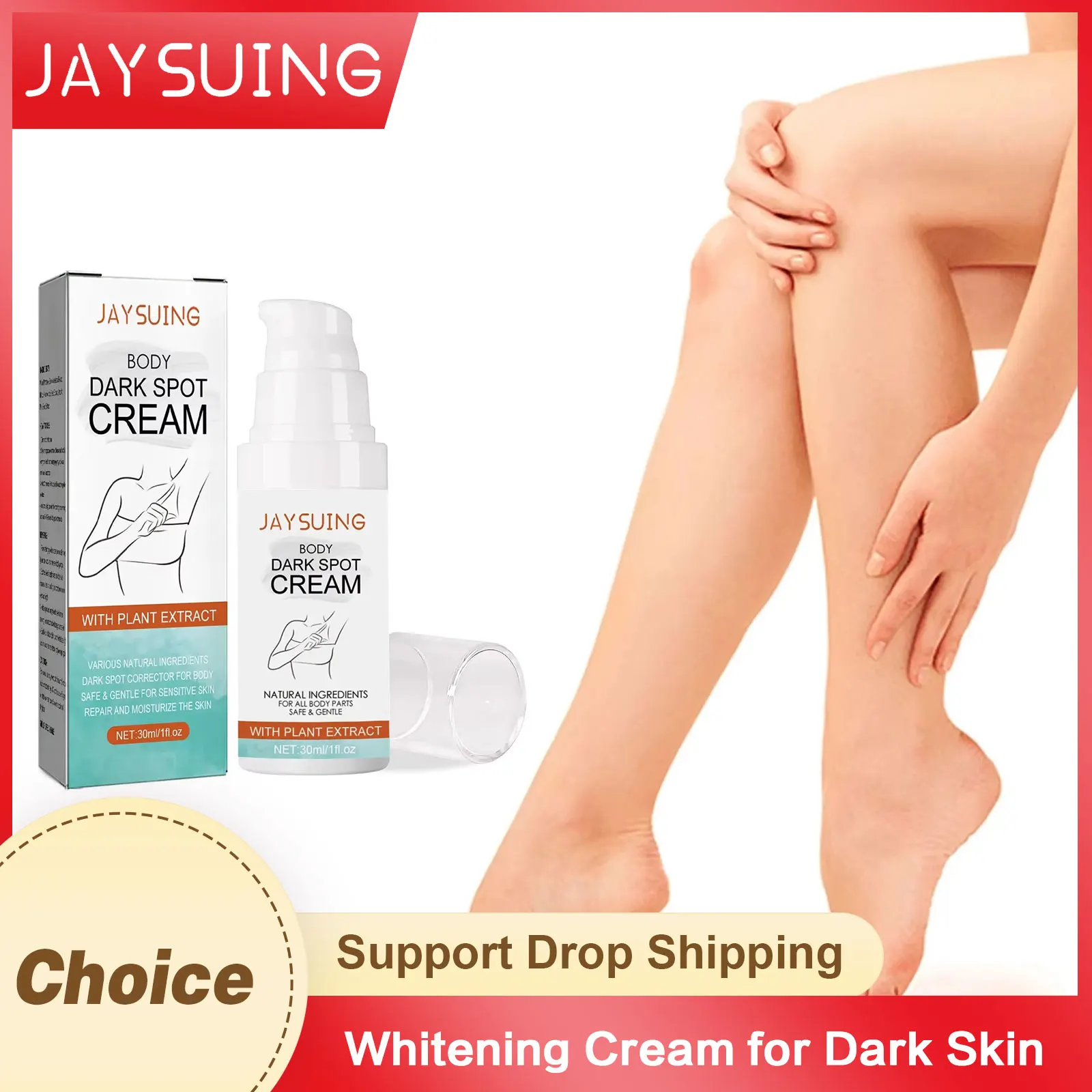 

Whitening Cream for Dark Skin Underarm Bleaching Lightening Dark Knuckle Dark Sp-ot Corrector Intimate Areas Brighten Cream 30ml