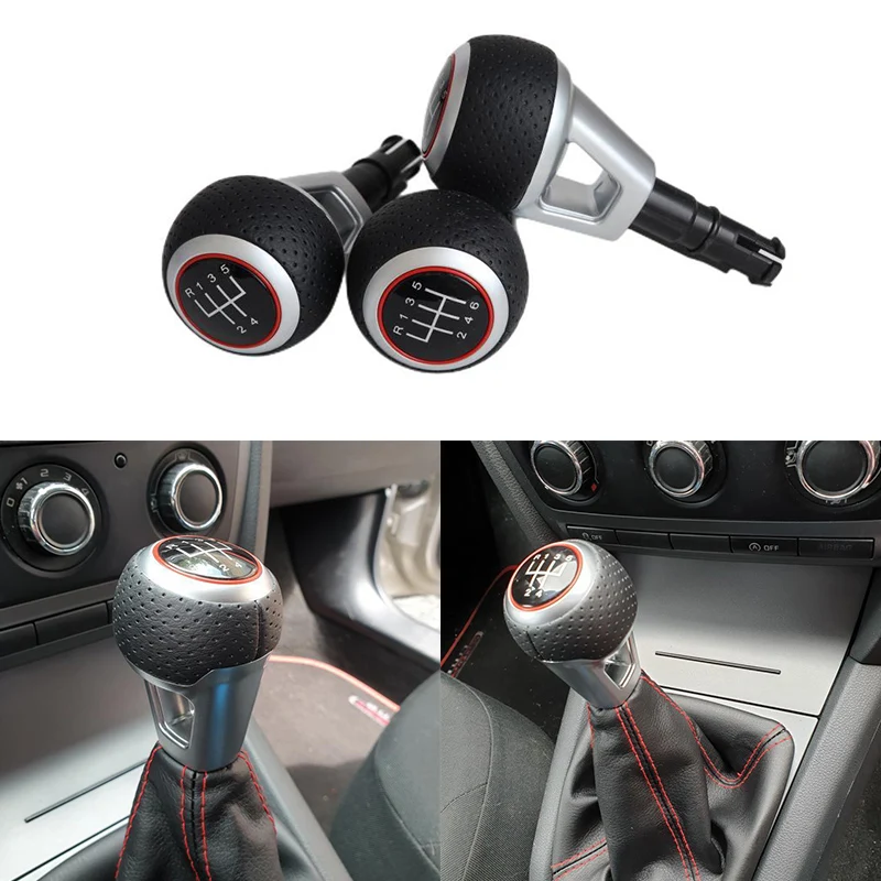 

5/6 Speed Manual Shift Knob Lever | Compatible with VW MQB Platform Audi A3/S3/TT VW Golf/Passat | Interior Upgrade Part