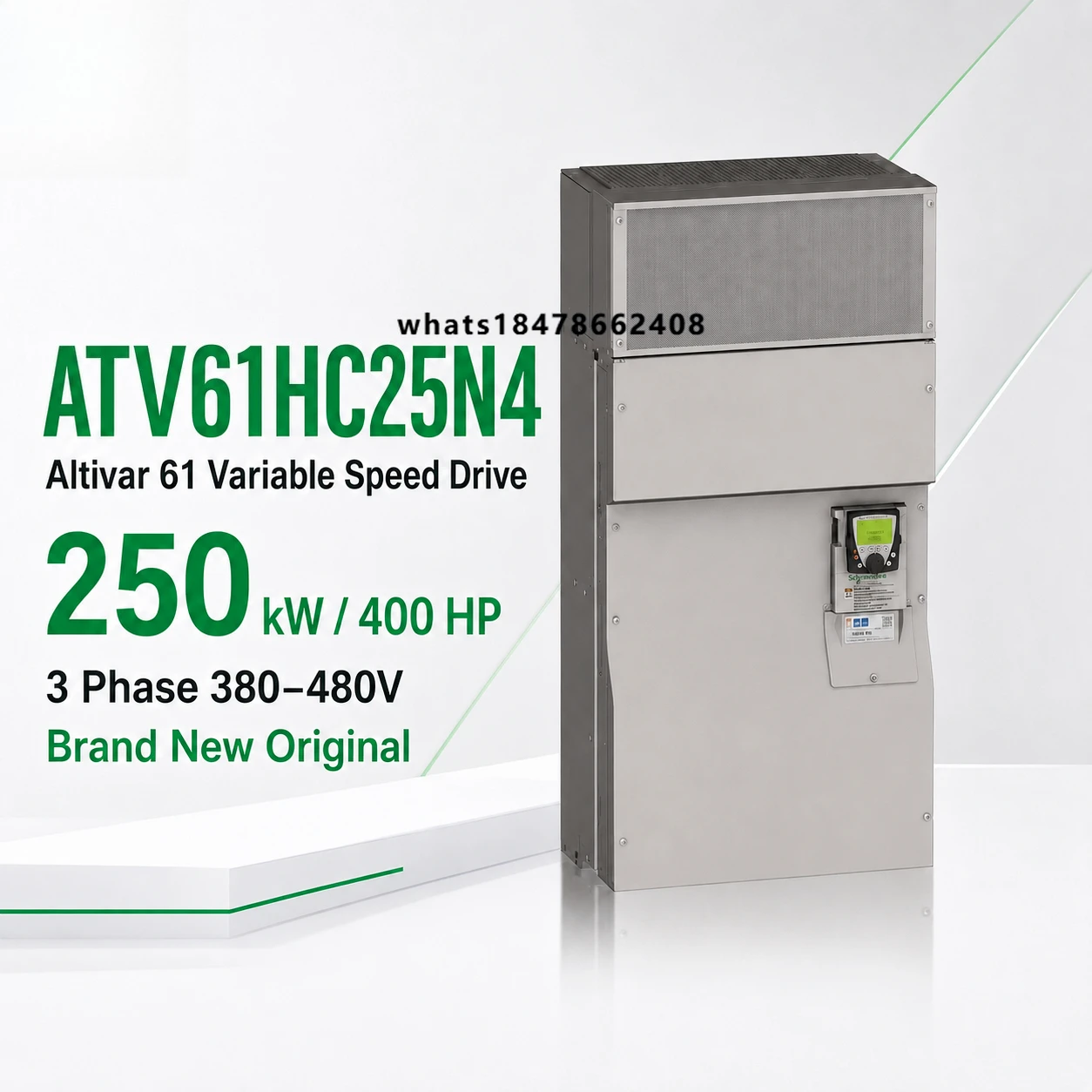 Original ATV61HC25N4 Variable Frequency Drive 250kW 400HP Three Phase High Power AC Drive Frequency Converter