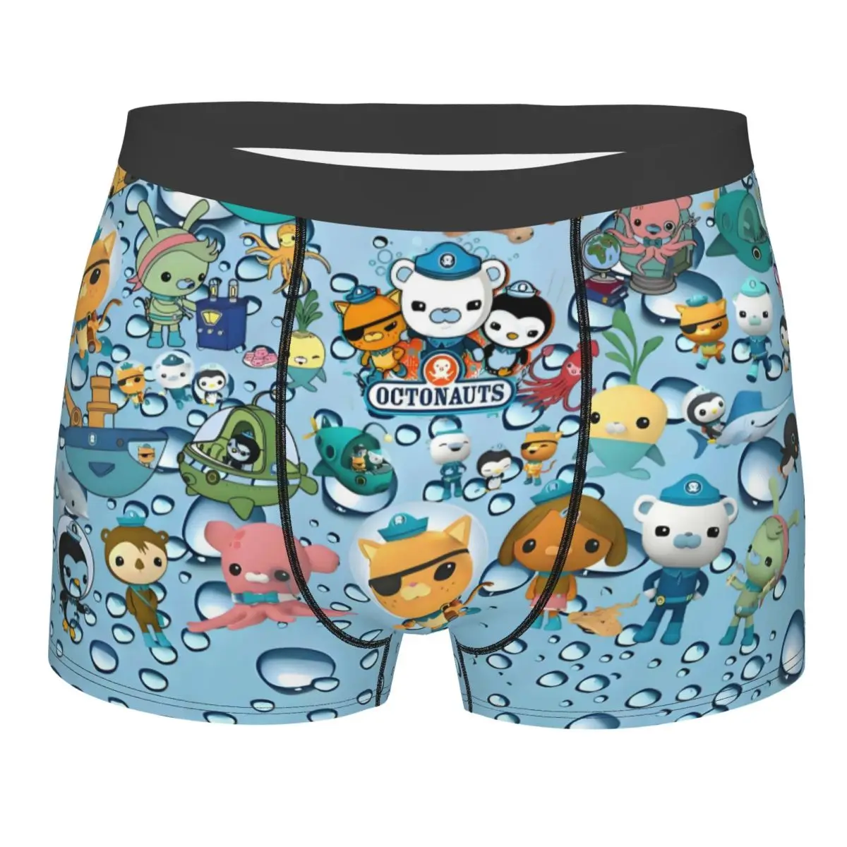 

Custom Anime Octonauts Children TV Underwear Men Breathable Cartoon Kawaii Boxer Briefs Shorts Panties Soft Underpants For Male