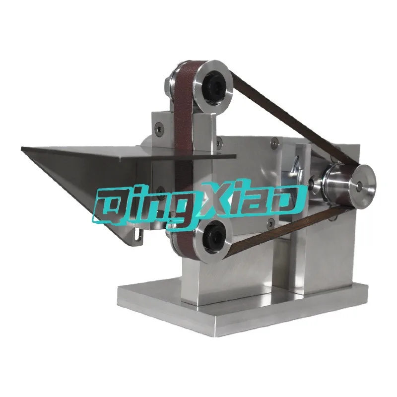 

Home Electric Mini Belt Sander Mini Electric Knife Grinder Tabletop Polishing and Sanding Machine Polisher