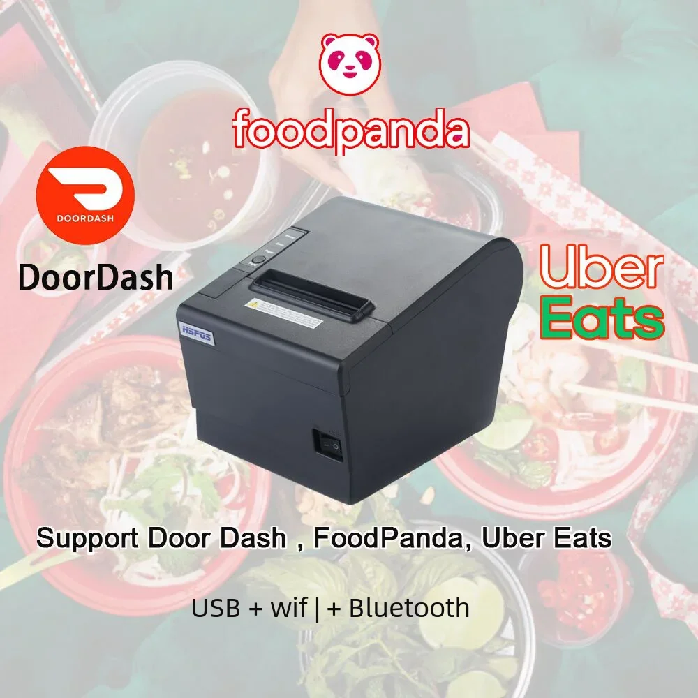 Restaurant Tablet uber isst Drucker USB Blue Tooth Wifi Quittung drucker 1 Jahr Garantie überspringen Doordash