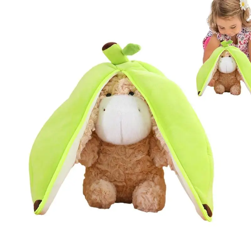 

Donkey Stuffed Animal 11Inch Banana Donkey Shape Sleeping Doll Sofa Bed Couch Decoration Cute Kids Collectible For Teens And
