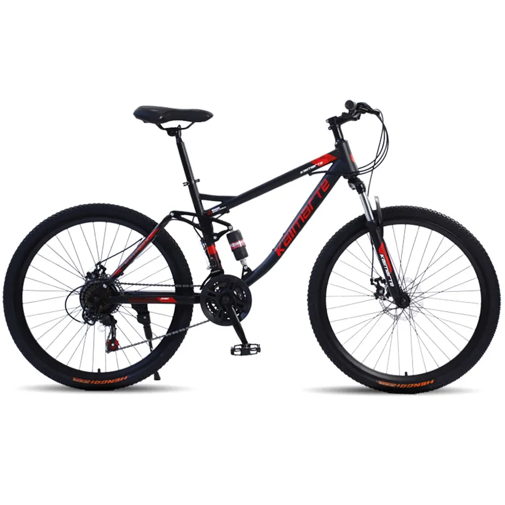 24 26 Inches Bicycle 21 24 27 30 Speed Bike Damping Mountainous Region Cross Country High Carbon Steel Dual Disc Brake