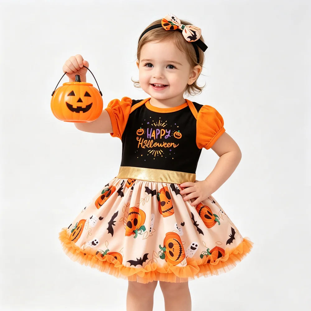 Baby Clothing Online - Halloween-jurk voor pasgeboren babymeisjes, romper-outfit, bodysuitjurk