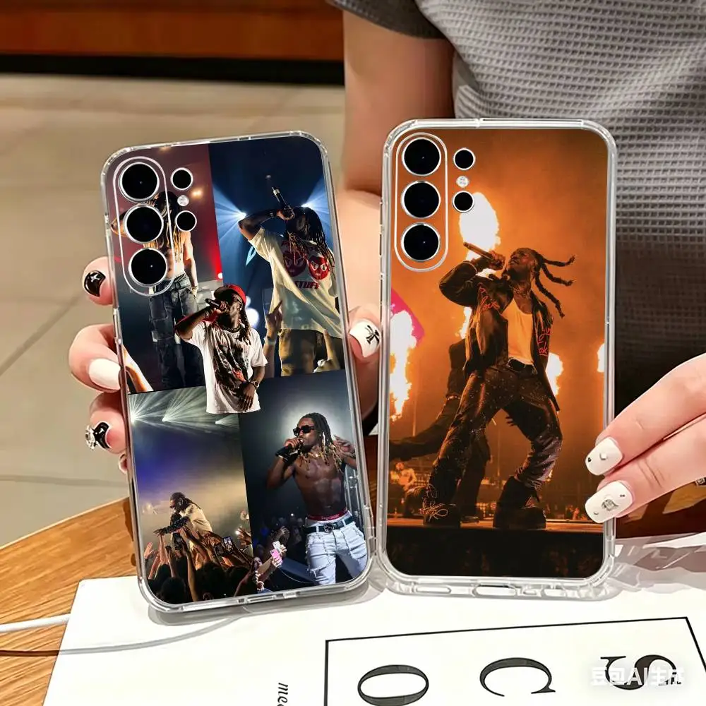J-JOK air Jok travolta Phone Case For Samsung S25,S24,S21,S22,S21,S20,S10,S9Ultra,Plus,Fe,Lite Transparent Cover