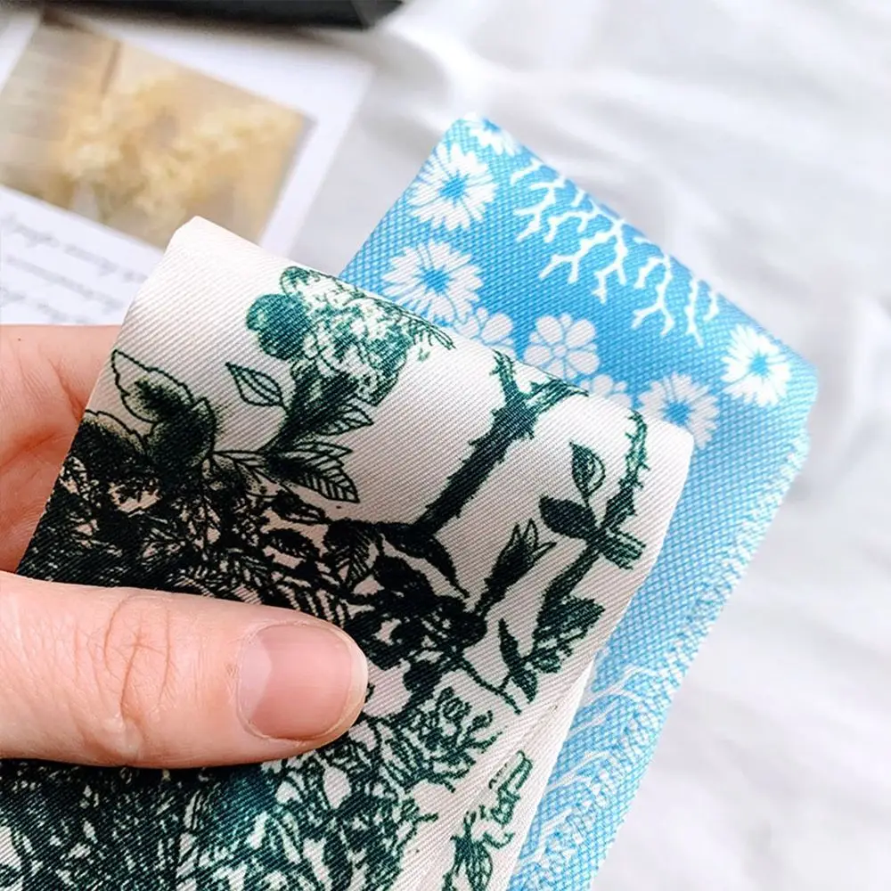 وشاح حريري الزهور الشريط الطويل 26 رسائل وشاح وشاح حريري عقال الإناث أغطية الرأس الكورية نمط عقال الطباعة وشاح الشعر