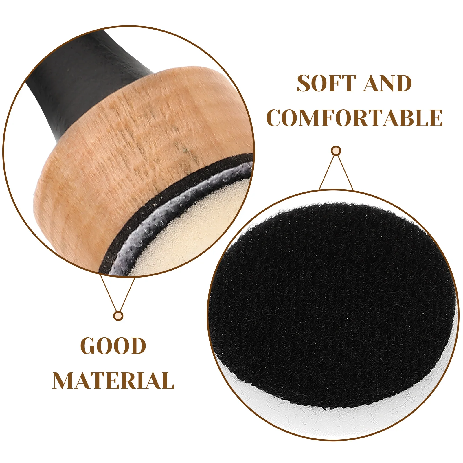 Mini Ink Mixing Foam Pads Distress for Blending Sponge Round Wooden Distressing Tool Tools