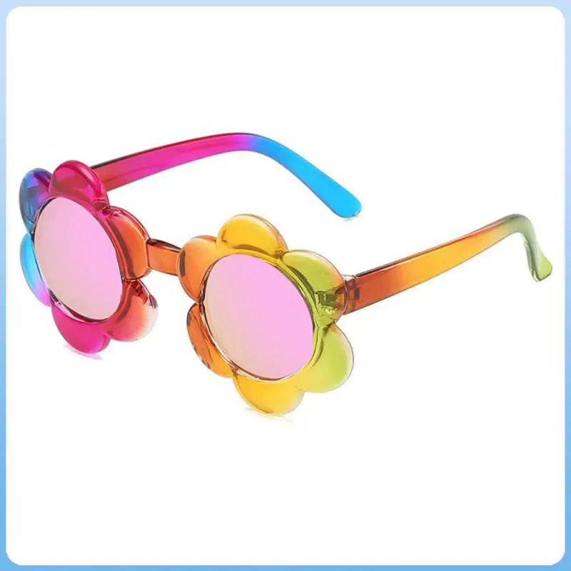 Summer Sunglasses Colorful Goggles Girl Cat Bear Ear Sun Glasses All-match Travel Park Plastic Очки Солнечные Gift For Kid