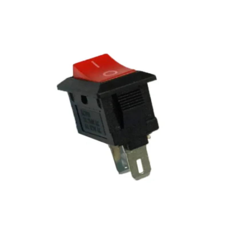 10/20PCS 2 Pin Single-Pole Ship Type Switch Table Lamp Small Power Switch Red Black 15*10mm 3A 250V AC Boat Rocker Switch