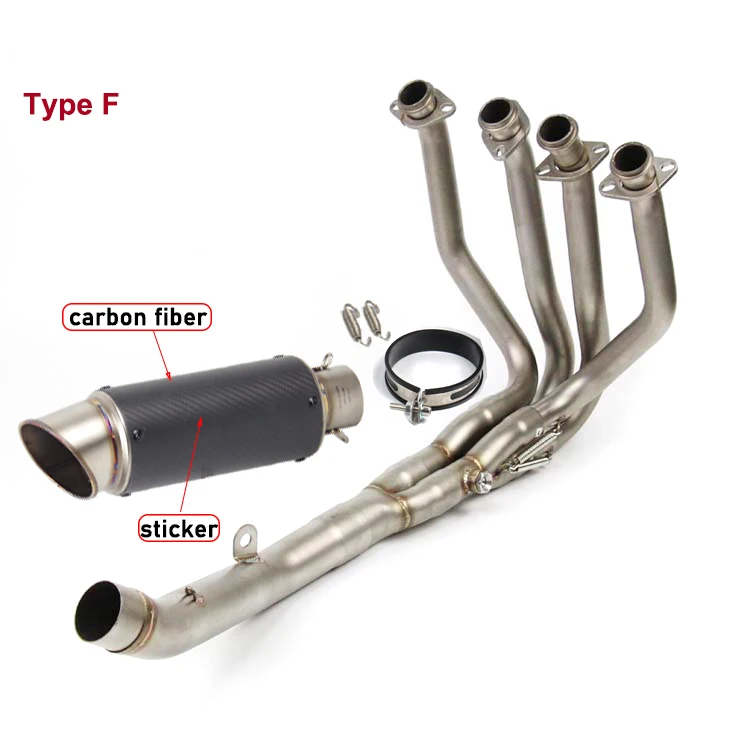 Z800 Motorcycle Exhaust Muffler Modified Moto Escapes for  Z800 2013-2016 Universal 51MM Exhaust